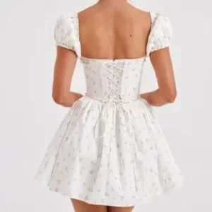 babyboo Dresses Babyboo Penelope Mini Dress Blush Floral Print